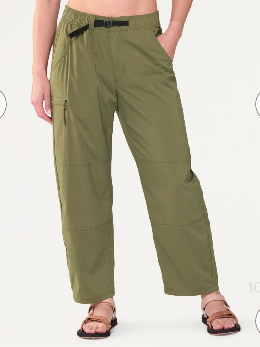 REI Co-op Trailmade Barrel Pants Army Cot Green Women’s XL
